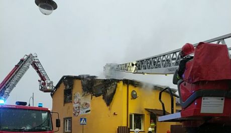 Powiat lipski. Pożar budynku w Siennie