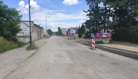 Trwa przebudowa ulic Słowackiego i Krzywej w Pionkach. Wkrótce koniec inwestycji