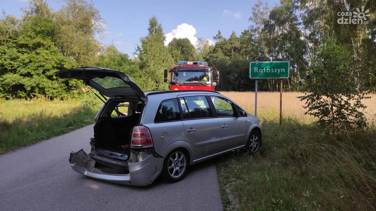 Wypadek w gminie Radzanów. Zderzyły się dwa auta
