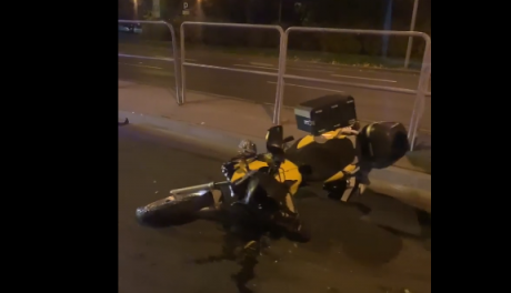 Wypadek motocyklisty przy ul. Struga 