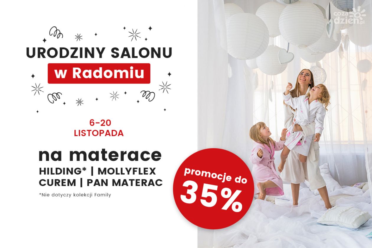 Urodziny Pana Materaca w Radomiu – promocje do 35%!