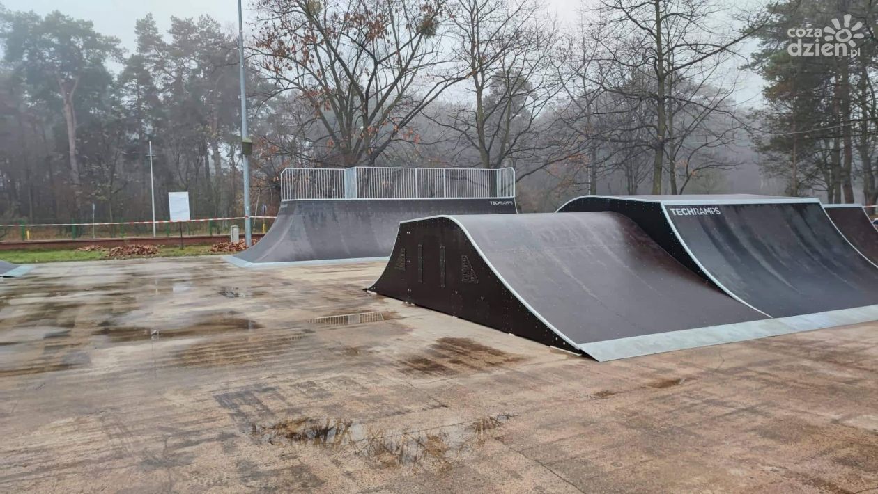 Nowy skatepark w Kozienicach już gotowy 
