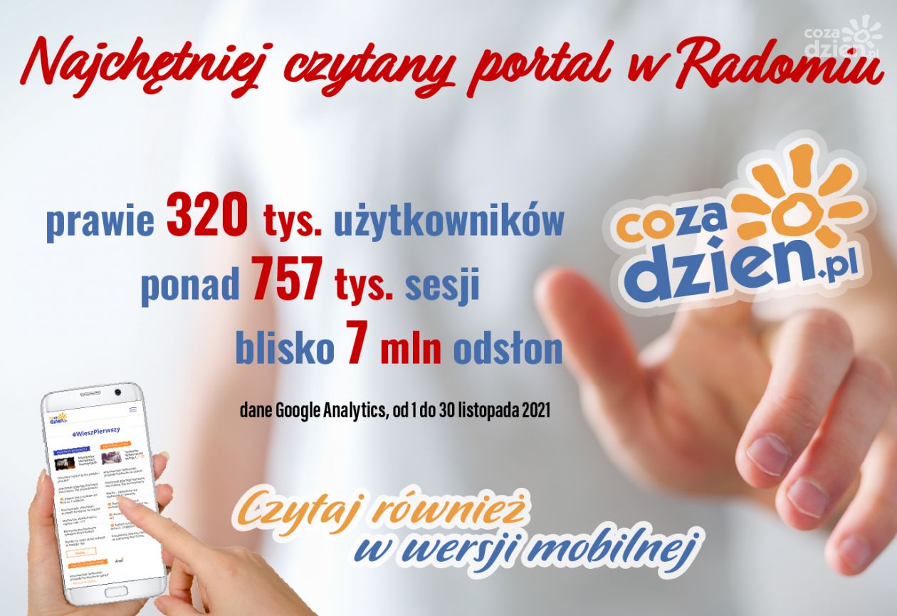 Świetny listopad na portalu CoZaDzien.pl