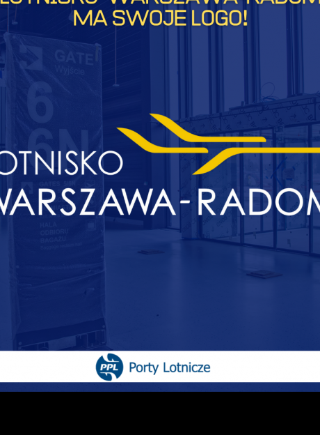 Radomskie lotnisko ma nowe logo