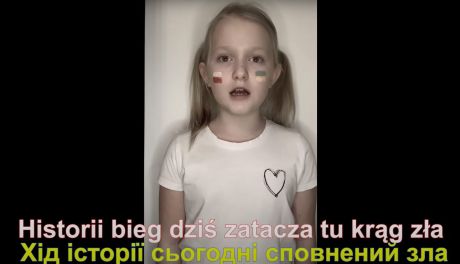 Wzruszająca piosenka 10-letniej Małgosi o wojnie na Ukrainie
