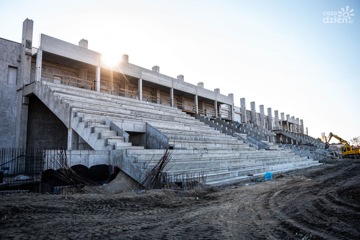 Postępy w budowie stadionu Radomiaka (zdjęcia)
