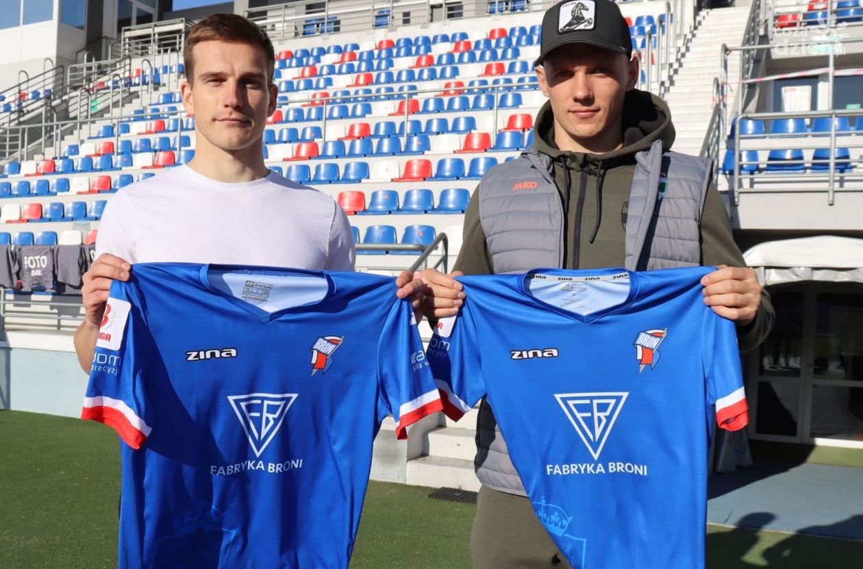 Dwaj piłkarze z Ukrainy w radomskiej Broni. Klub podpisał umowę z obrońcą i pomocnikiem