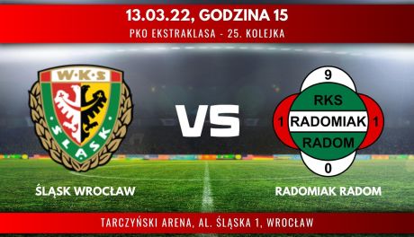 Śląsk Wrocław - Radomiak Radom (relacja LIVE)