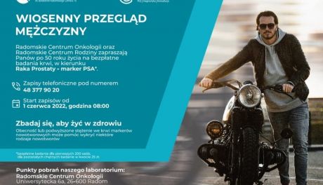 Bezpłatne badania PSA dla mężczyzn