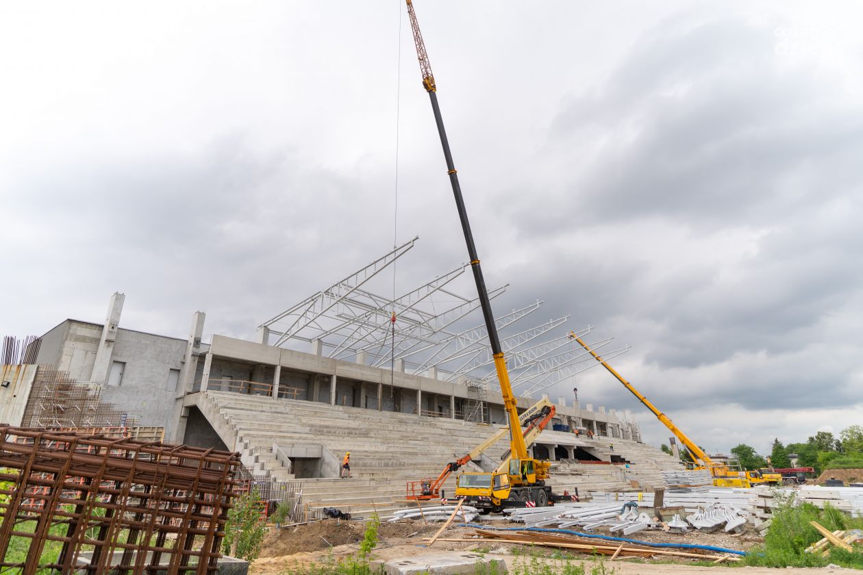 Postępy budowy stadionu (zdjęcia)