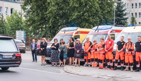 Ostatnie pożegnanie zmarłego ratownika