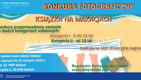 Foto-konkurs "Książka na wakacjach"