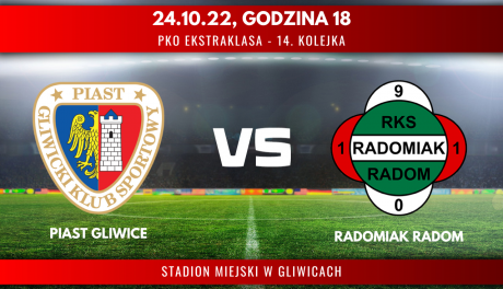 Piast Gliwice - Radomiak Radom (relacja LIVE)