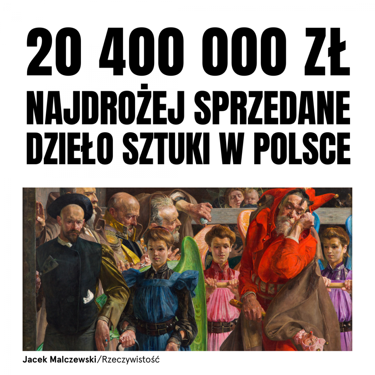 Obraz Malczewskiego najdrożej sprzedanym dziełem sztuki w Polsce