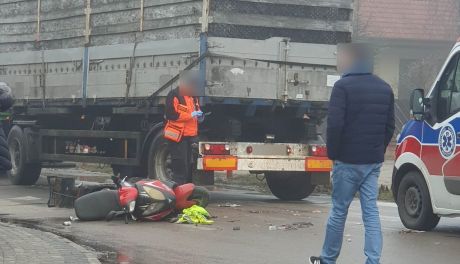Śmiertelny wypadek w Warce. Zginął 68-letni motorowerzysta 