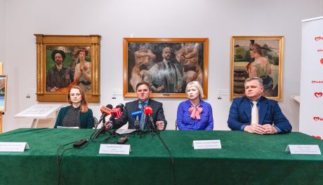 Konferencja z okazji otwarcia wystawy "Malczewscy. Spotkanie Artystów." (zdjęcia)