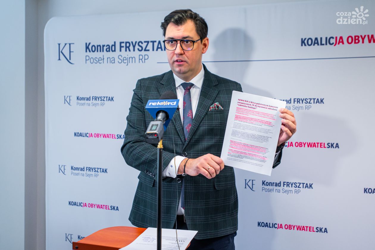 Konferencja posła Konrada Frysztaka (zdjęcia)