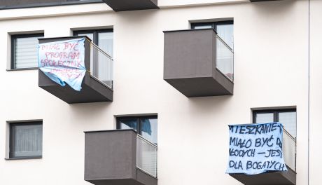 Mieszkanie Plus - mieszkańcy protestują (zdjęcia)