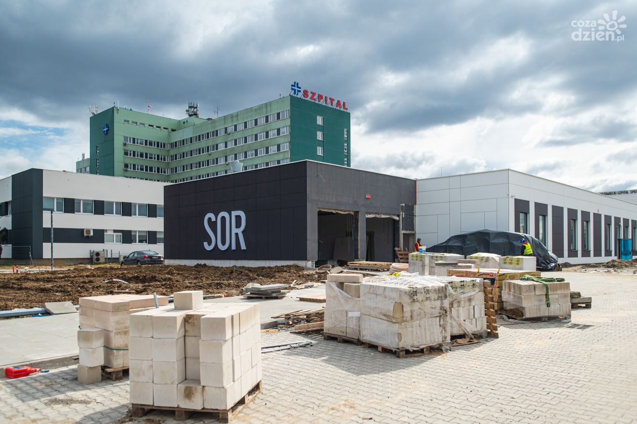 Postępy na budowie SOR przy Mazowieckim Szpitalu Specjalistycznym (zdjęcia)