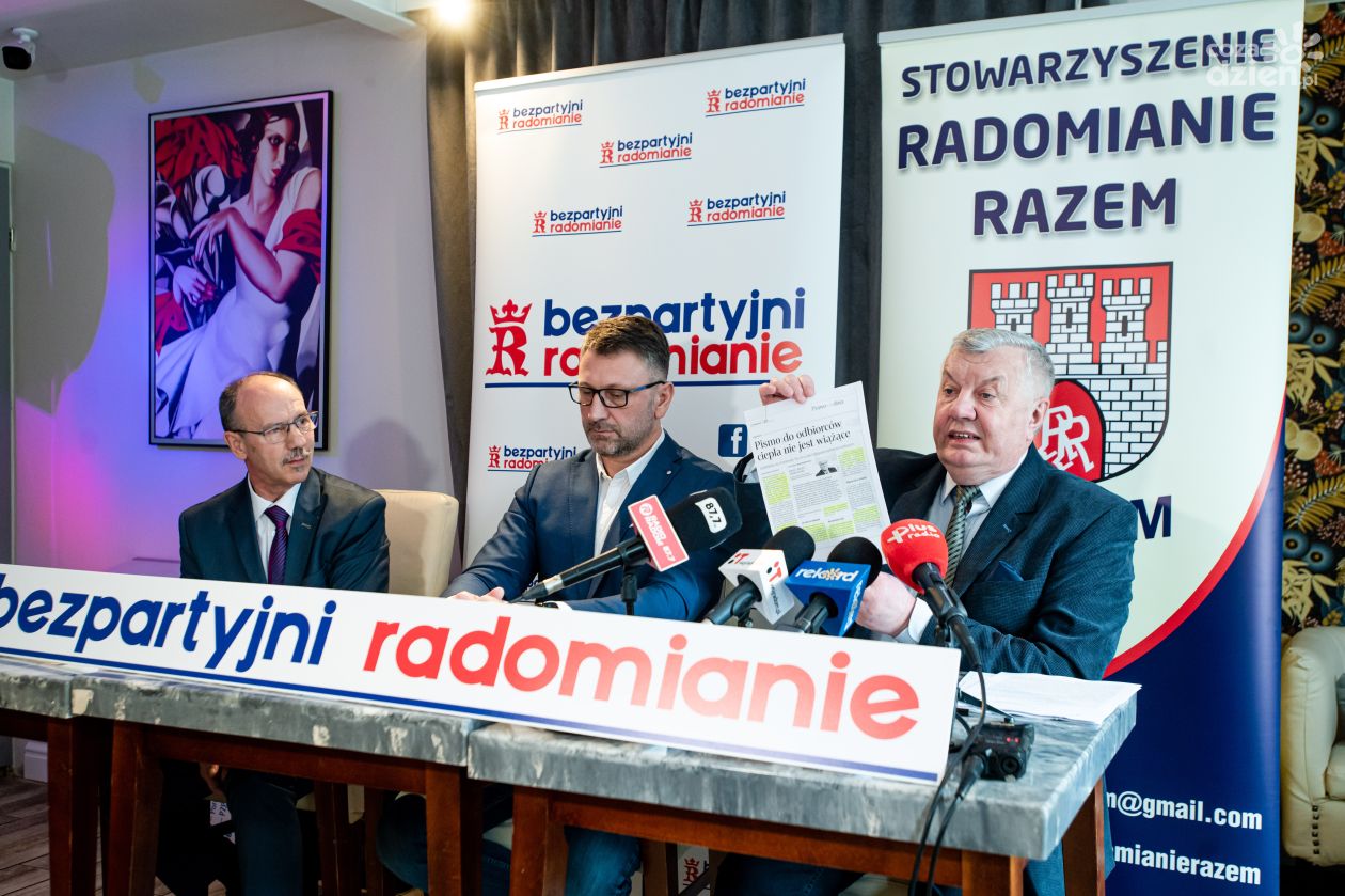 Bezpartyjni Radomianie - konferencja prasowa (zdjęcia)