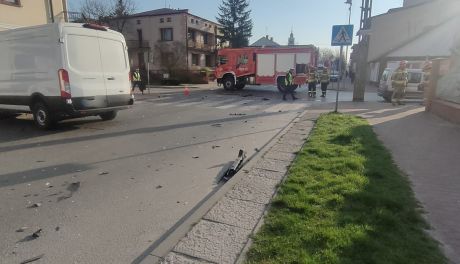 Wypadek w Białobrzegach. Jedna osoba w szpitalu