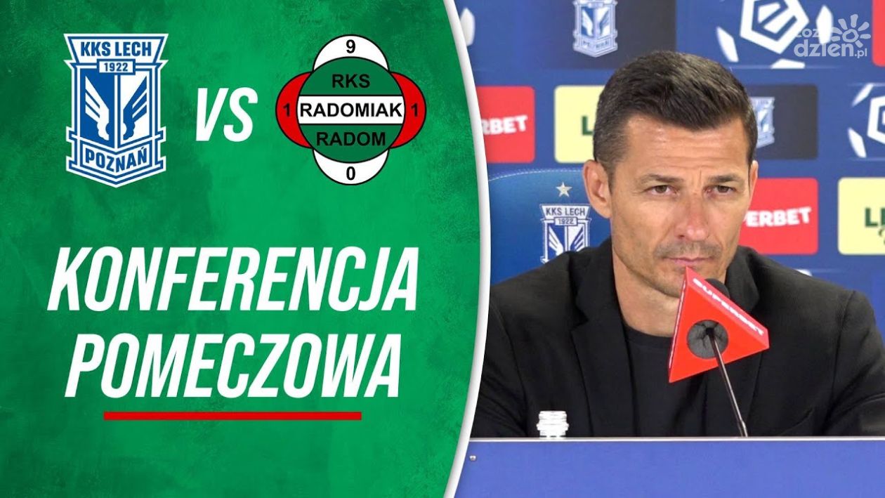 Radomiak TV: Konferencja po meczu z Lechem Poznań