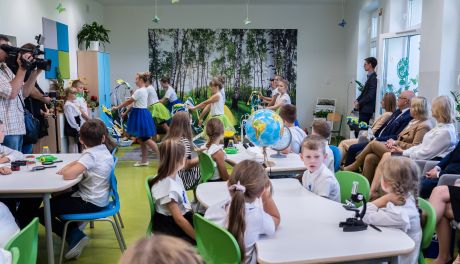 Otwarcie ekopracowni w szkole w Mazowszanach