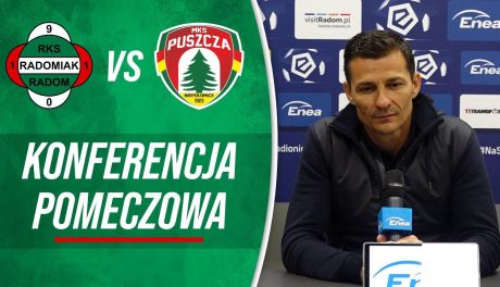 Radomiak TV: Konferencja po meczu z Puszczą Niepołomice