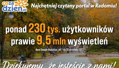 Świetny wrzesień na portalu CoZaDzien.pl