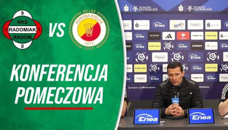 Radomiak TV: Konferencja prasowa po meczu z Koroną Kielce