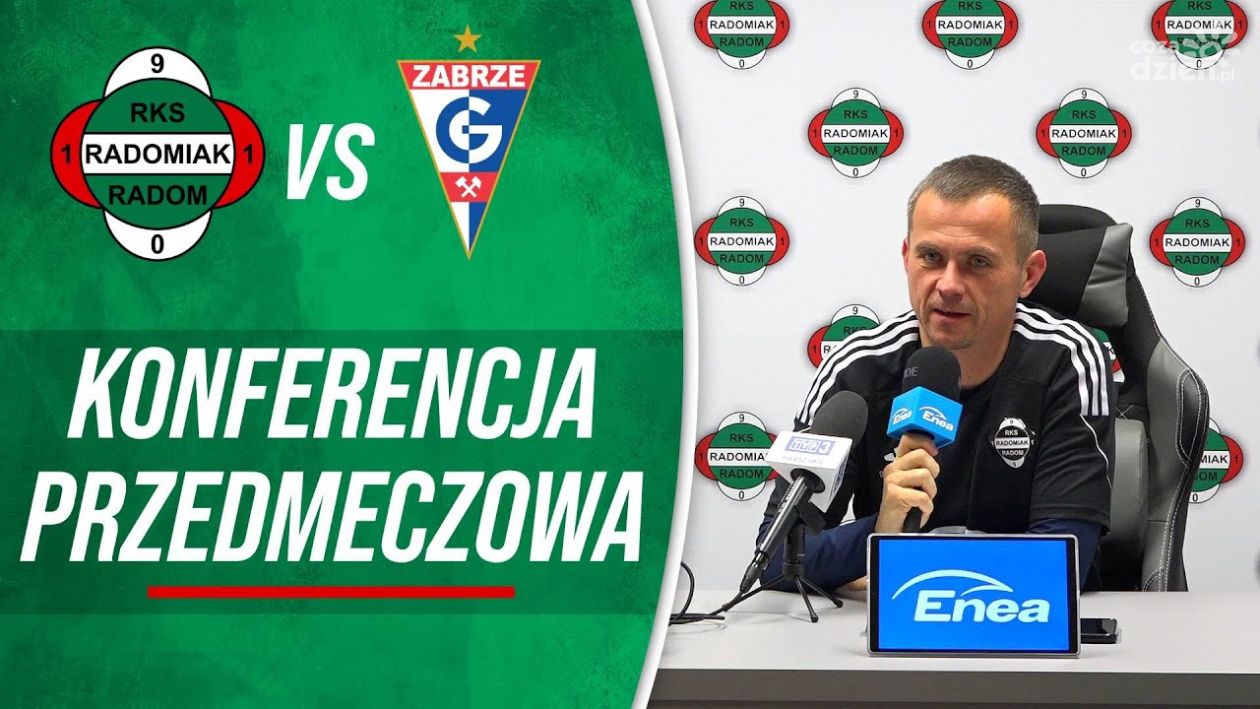 Radomiak TV: Konferencja przed meczem z Górnikiem Zabrze