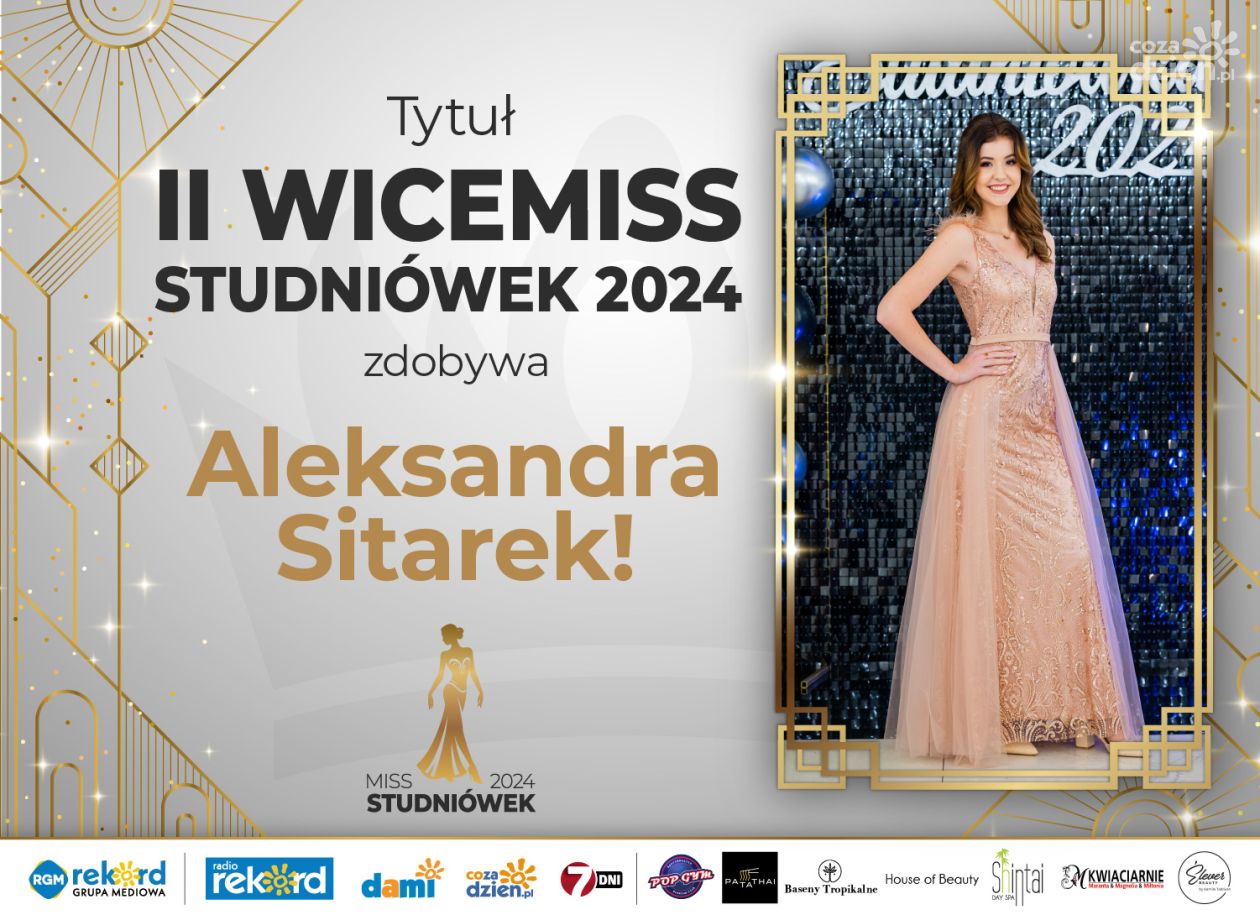 Miss Studniówek 2024: Znamy II Wicemiss