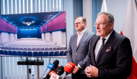Zdjęcia Briefing z udziałem Ministra Kultury i Dziedzictwa Narodowego Bartłomieja Sienkiewicza (zdjęcia)