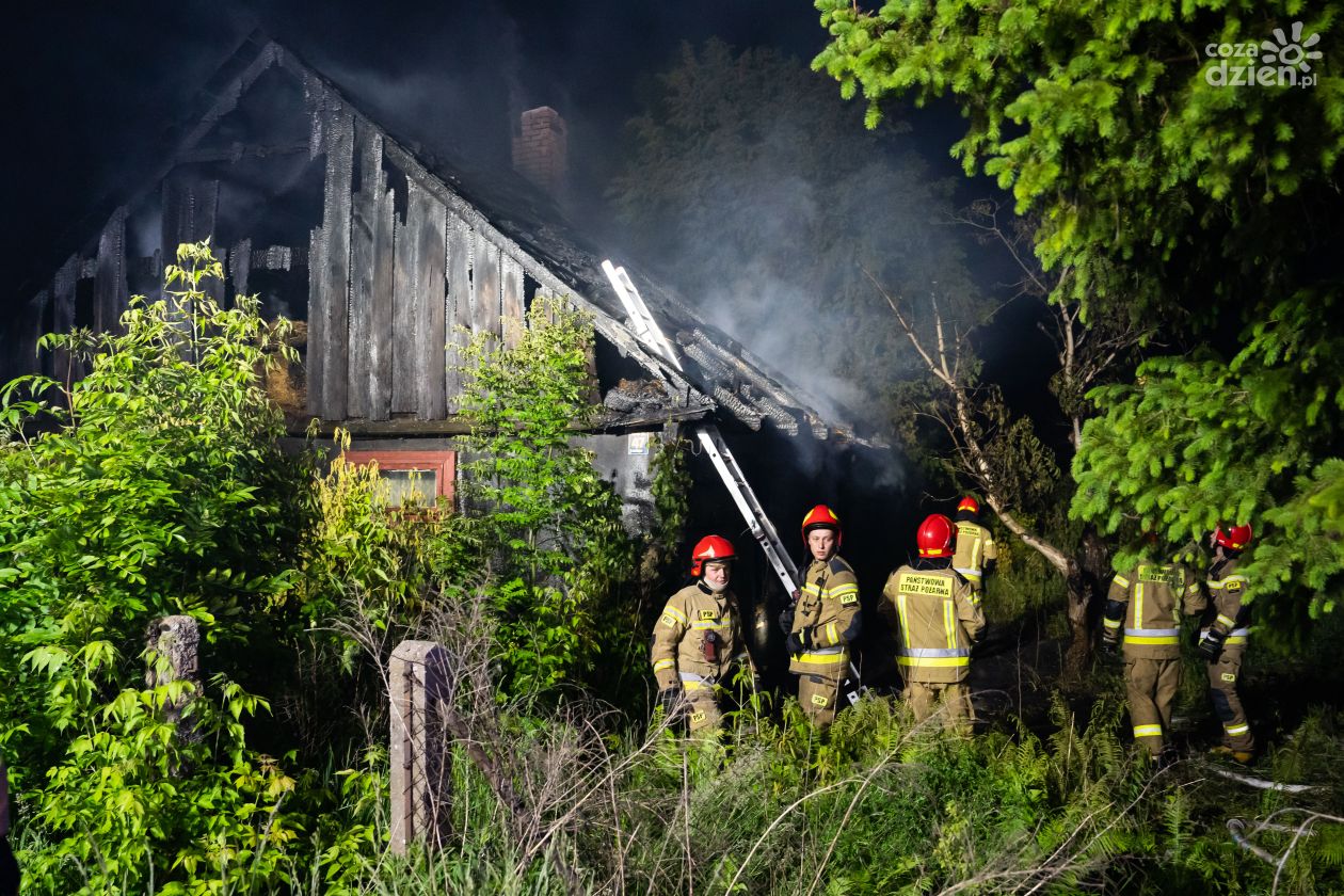 Pożar budynku w Rajcu Szlacheckim (zdjęcia)
