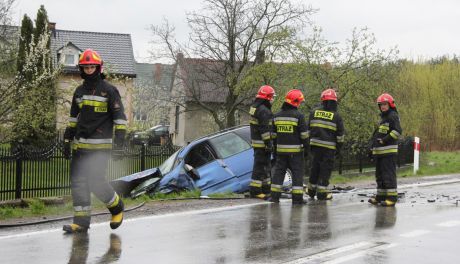 Wypadek w Milejowicach