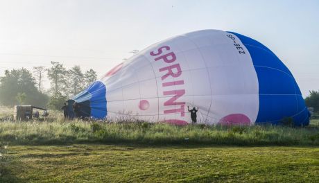 Lot balonem SprintAir nad Radomiem - północna część miasta