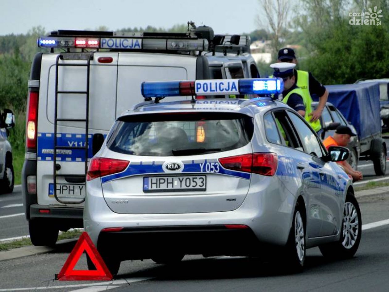 Wypadek w Małęczynie, dwie osoby ranne! Do godz. 11 utrudnienia