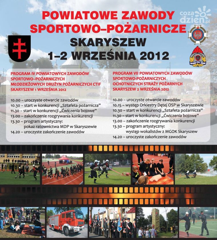 Zawody strażackie w Skaryszewie   1-2.09.