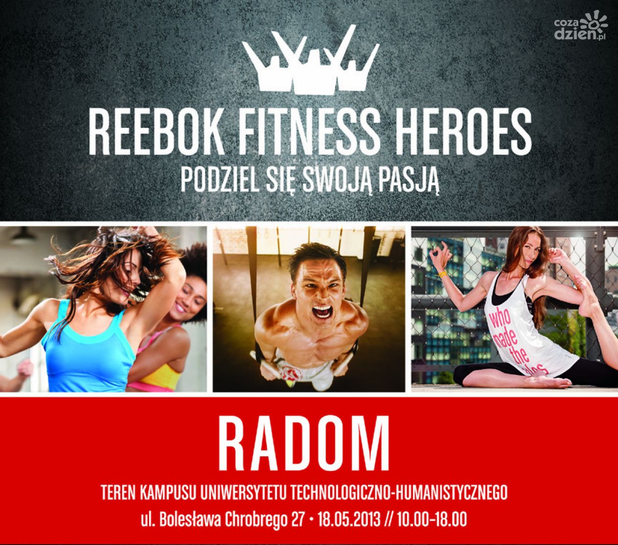 Reebok Fitness Heroes w sobotę w Radomiu