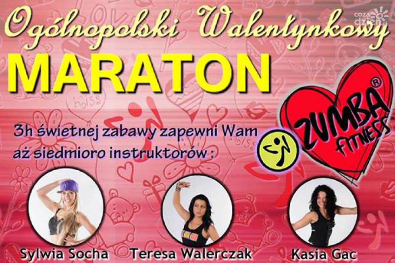 Ogólnopolski Walentynkowy Maraton Zumby w sobotę 14 lutego