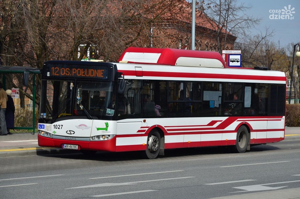 Zmiana przystankowa przy ul. Wernera