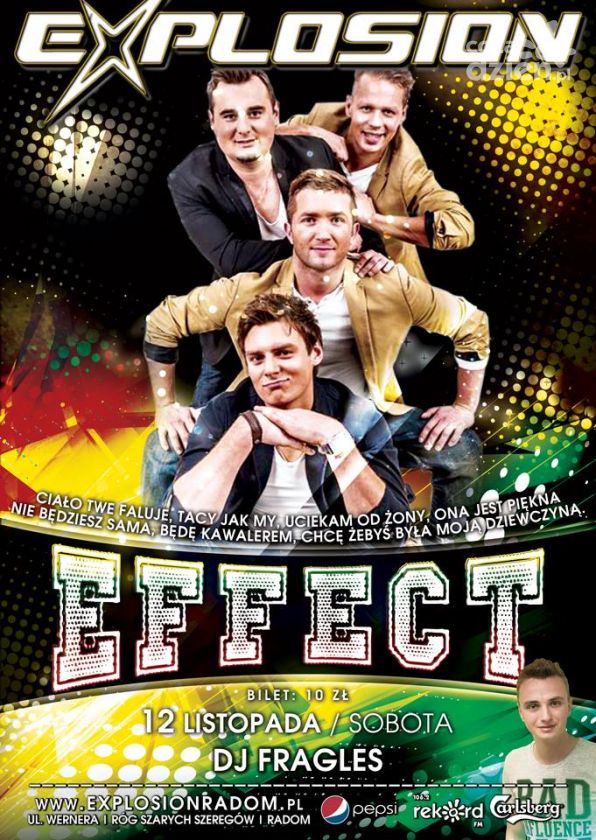 Koncert zespołu Effect w klubie Explosion