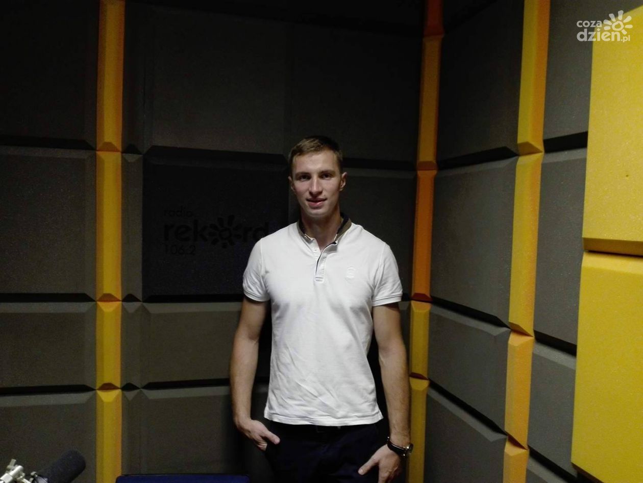 Piotr Skiba - rozmowa w studiu lokalnym Radia Rekord