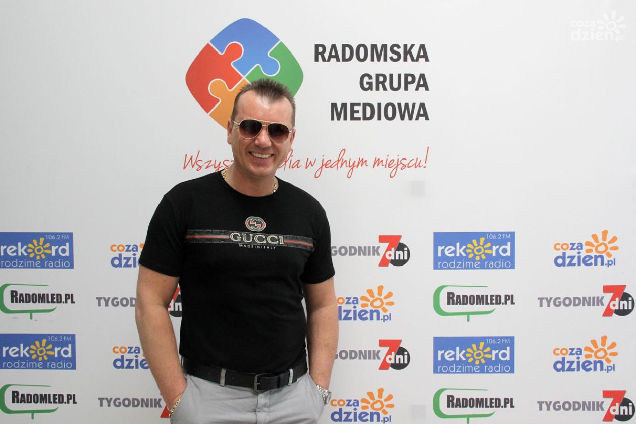 Mariusz Grabowski - rozmowa w studiu lokalnym Radia Rekord
