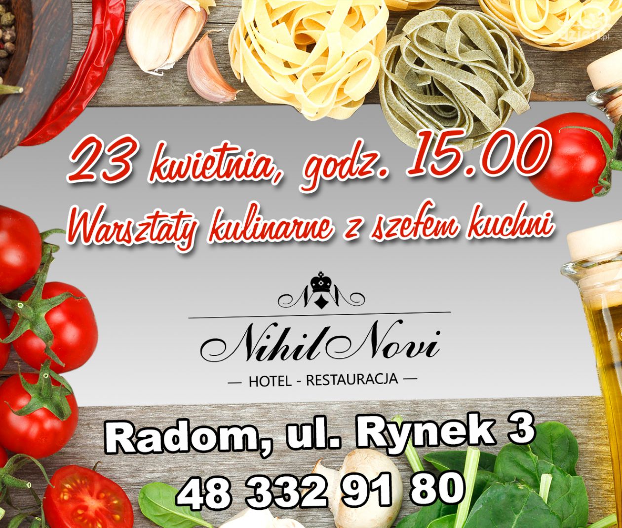 Warsztaty kulinarne w Nihil Novi