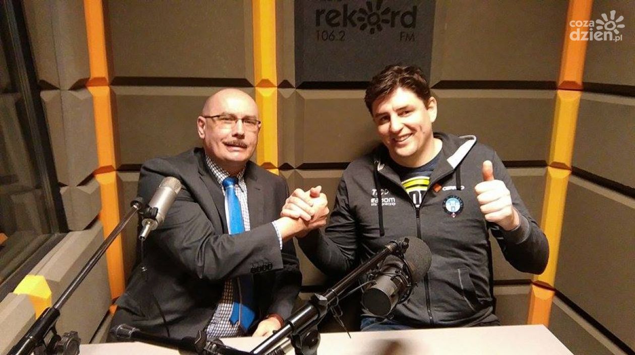 Adam Pałgan i Robert Prygiel - rozmowa w studiu lokalnym Radia Rekord