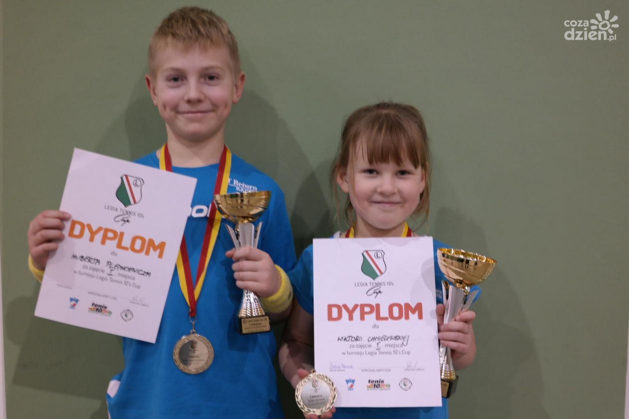 Trzy medale młodych tenisistów
