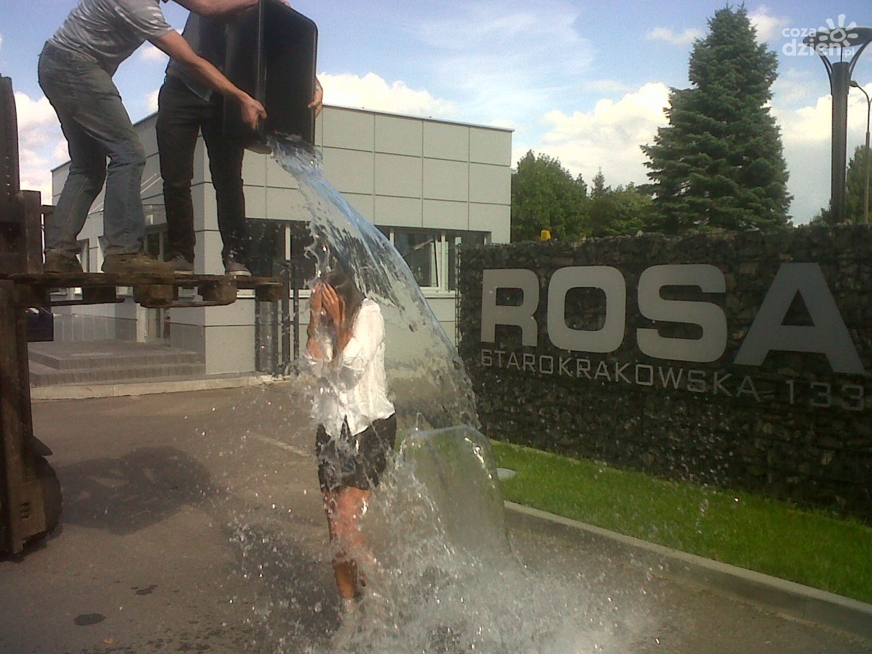 W Rosie akcja Ice bucket challenge
