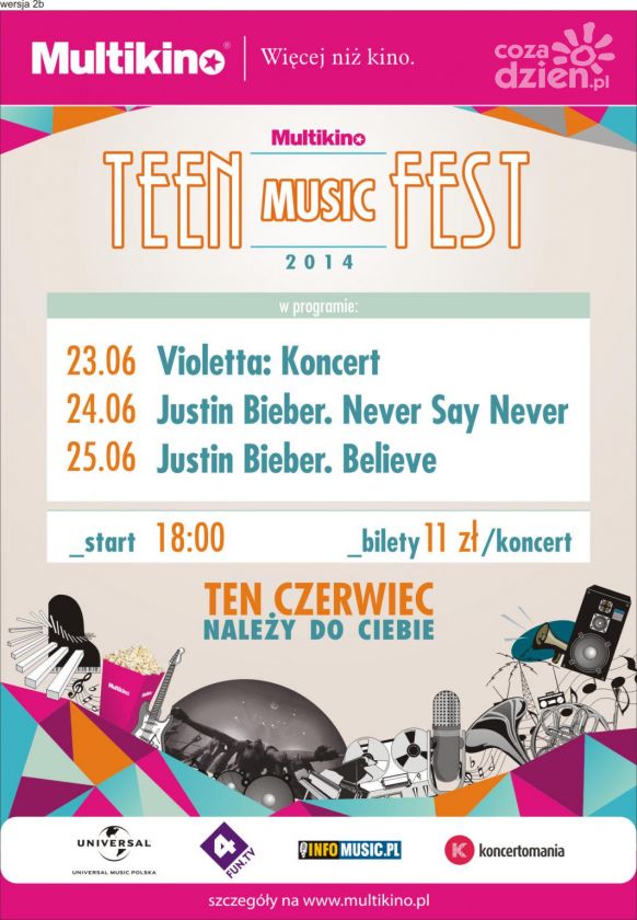 Teen Music Festival w Multikinie