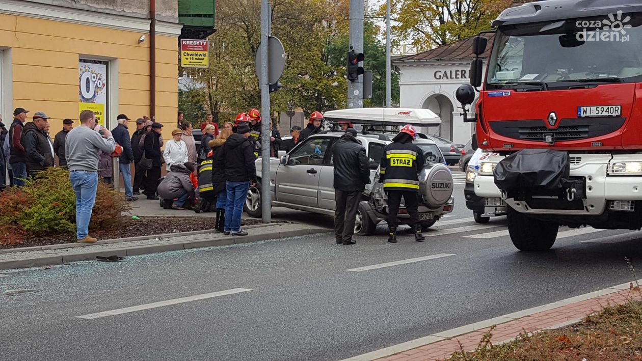 Wypadek na skrzyżowaniu Malczewskiego i Wernera